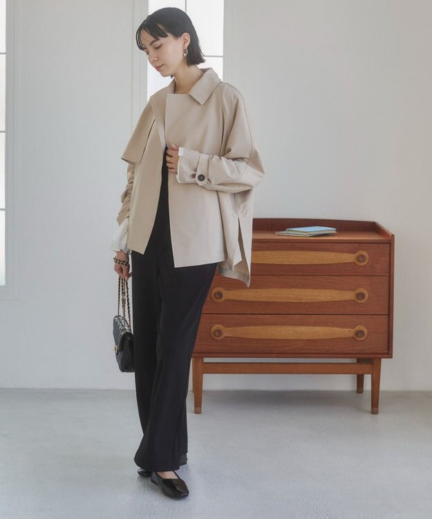 WEGO 【ANGIE VINTAGE】ショート トレンチコート ライトベージュ