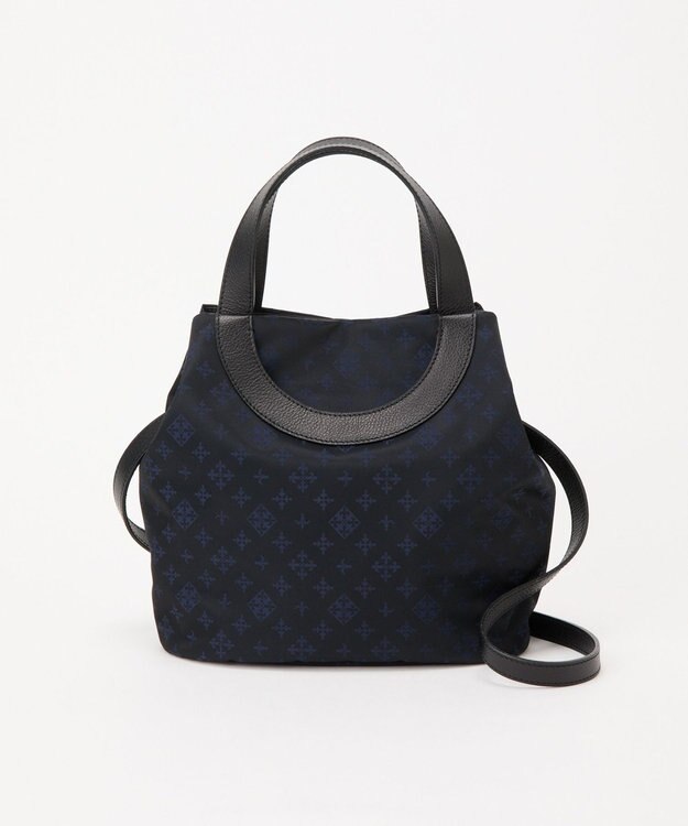 russet 2WAYトートバッグ(CE-1419) Black/Navy