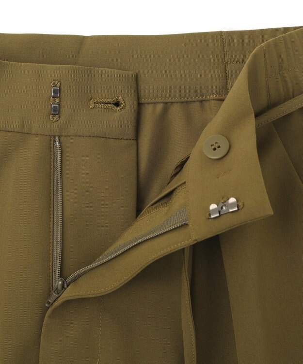 AMERICAN HOLIC リボン付きタックワイドパンツ Khaki