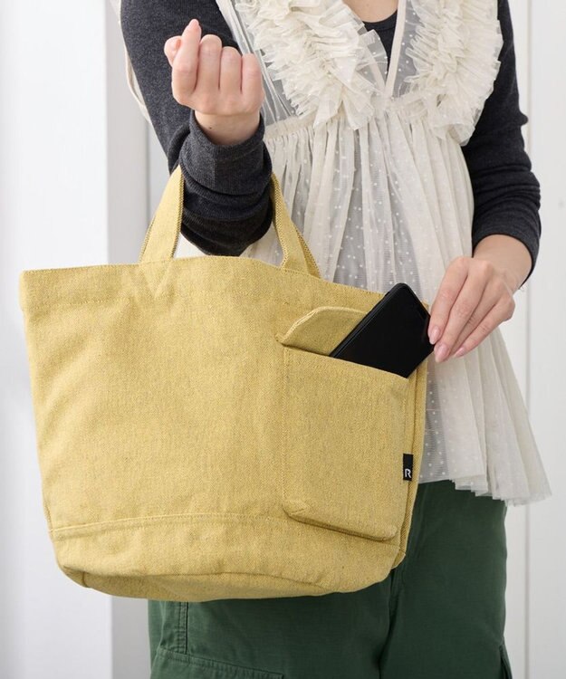 ROOTOTE 1017【ボトルホルダー付き】SN.デリ.リサイクルコットン-D 02：カスタード