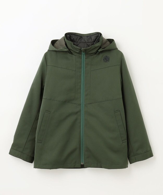 J.PRESS KIDS 【110-130cm】キルトライナー付き 3WAYコート カーキ系