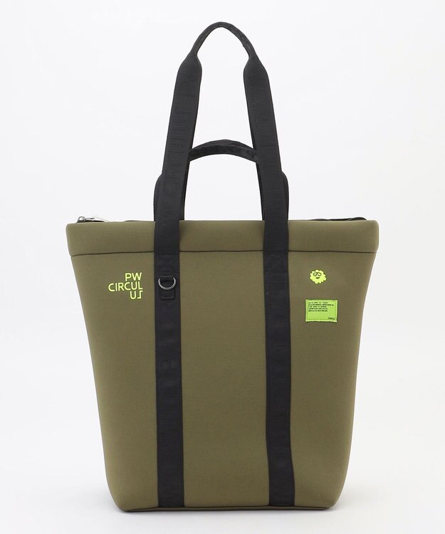 PW CIRCULUS 【UNISEX】デタッチャブルトートバッグ ゴルフ カーキ系