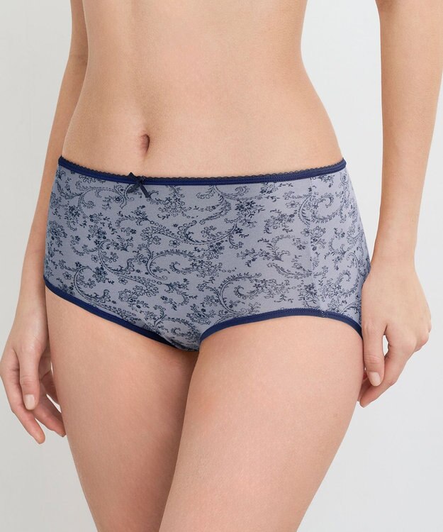 WACOAL ショーツ 【すそピタ】 裾がズレ上がりにくい 綿混(本体) レディース PPD245 /ワコール チャコールグレー