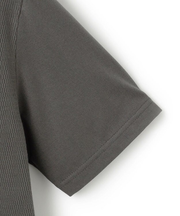 J.PRESS MEN 【WEB・一部店舗限定】ヴァーティカルケーブルTシャツ ライトグレー系