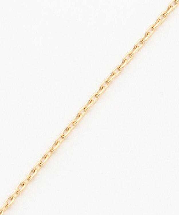 自由区 ツイストパールロング ネックレス ゴールド