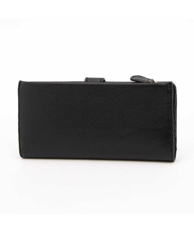 UNBILLION アトランタ ATLANTA / 牛革二つ折りカラーコンビ長財布 ブラック