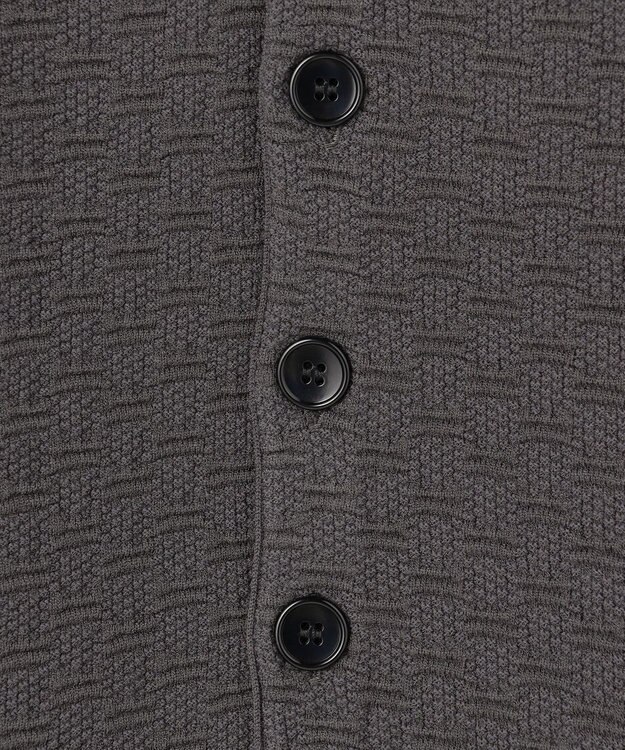 J.PRESS MEN 重ねて映える洗練レイヤード【ストレッチ / イージーケア】【FLEX YARN】ハイゲージ ニットベスト グレー系