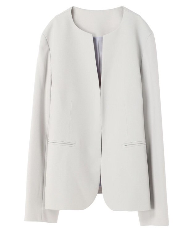 Green Parks ｅｆ－ｄｅ　カラーレスジャケット Gray Beige