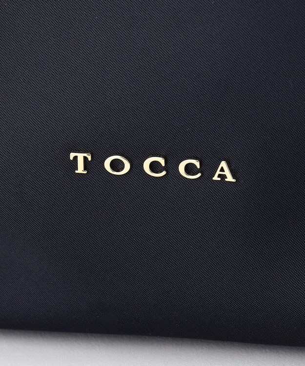 TOCCA 【A4サイズ対応・撥水】POINT OF RIBBON NYLONBAG L ナイロンバッグ L ネイビー系