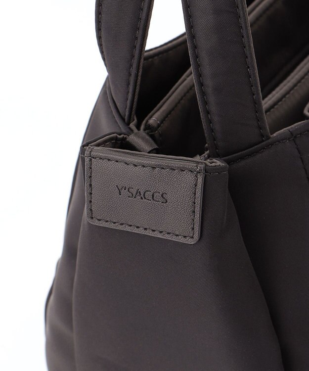 Y'SACCS 【ムック本掲載】ナイロンボンディングトート　Sサイズ ブラック