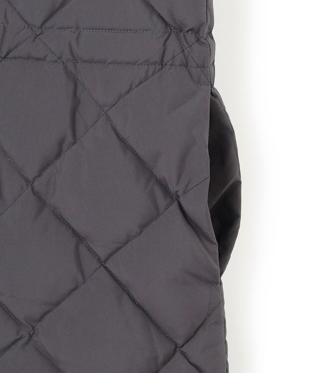 UNFILO 【TAION×UNFILO 】フード付きジレ チャコール