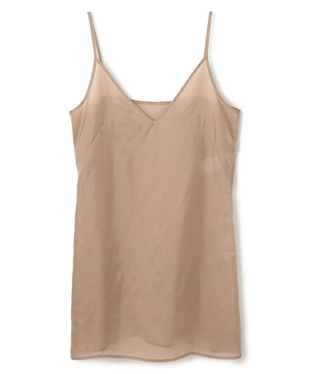 BEIGE， FLEUR / 異素材ネック ロングワンピース Beige
