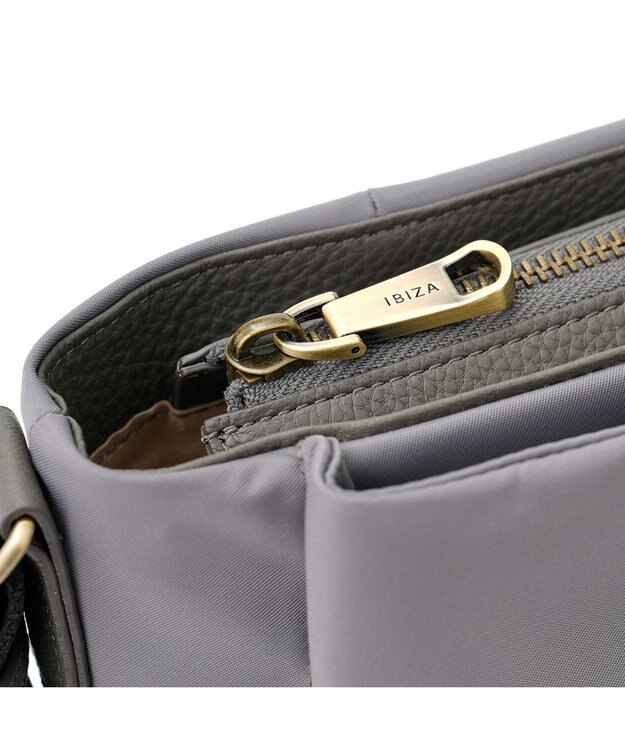 IBIZA ディアリオ　ナイロン　ショルダーバッグ グレー