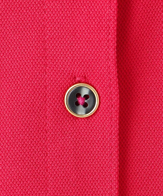 23区GOLF 【WOMEN】シンプルカノコポロシャツ オールドローズ系