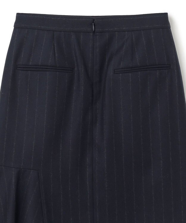 BEIGE， 【S-size】MARCEAU / ストライプスカート Navy × White Line