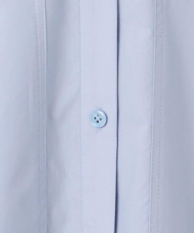 JOSEPH 【洗える】コットンシルク　フルオープンブラウス Sky blue