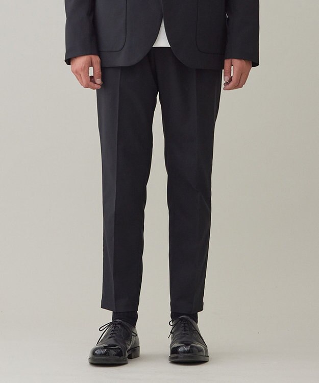 UNFILO MENS フレキシブルウェア テーパードパンツ  [23年秋冬商品] ブラック
