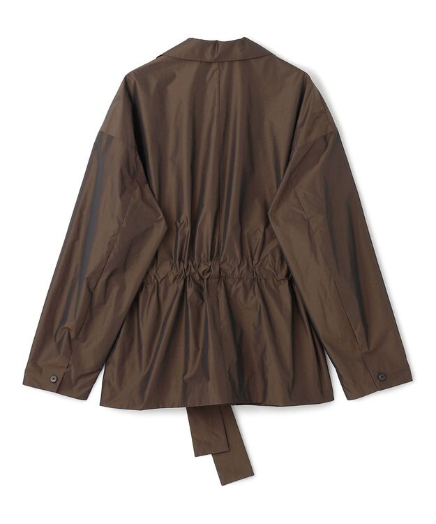 uncrave メモリータフタ ジャケット ブラウン