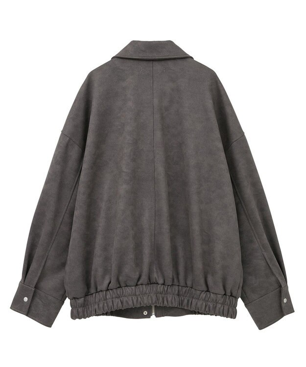 Green Parks ・ＥＬＥＮＣＡＲＥ　ＤＵＥ　スエードポンチブルゾン Charcoal Gray