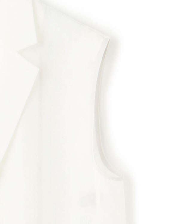 uncrave シアーオーガンジー テーラードジレ オフ