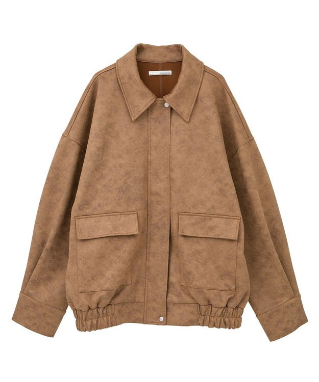 Green Parks ・ＥＬＥＮＣＡＲＥ　ＤＵＥ　スエードポンチブルゾン Camel