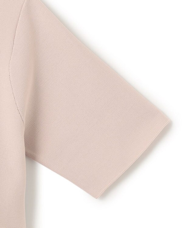 UNFILO ハーフスリーブ ペプラムニット ピンク