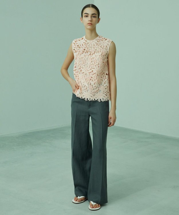 BEIGE， NARCISSUS / レースブラウス Peach