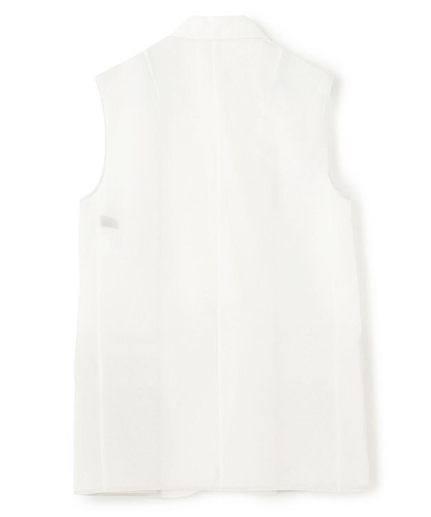 uncrave シアーオーガンジー テーラードジレ オフ