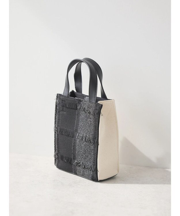 AMERICAN HOLIC 異素材コンビミニＢＡＧ Black