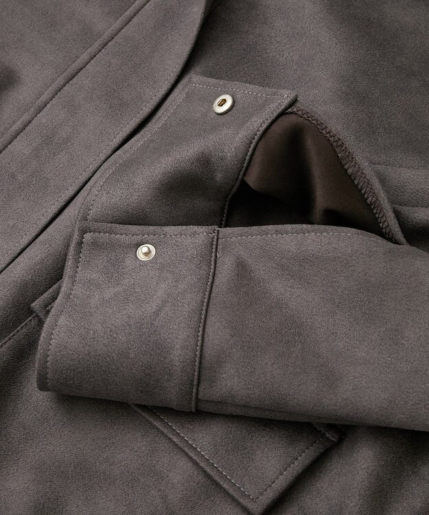 Green Parks ・ＥＬＥＮＣＡＲＥ　ＤＵＥ　スエードポンチブルゾン Charcoal Gray