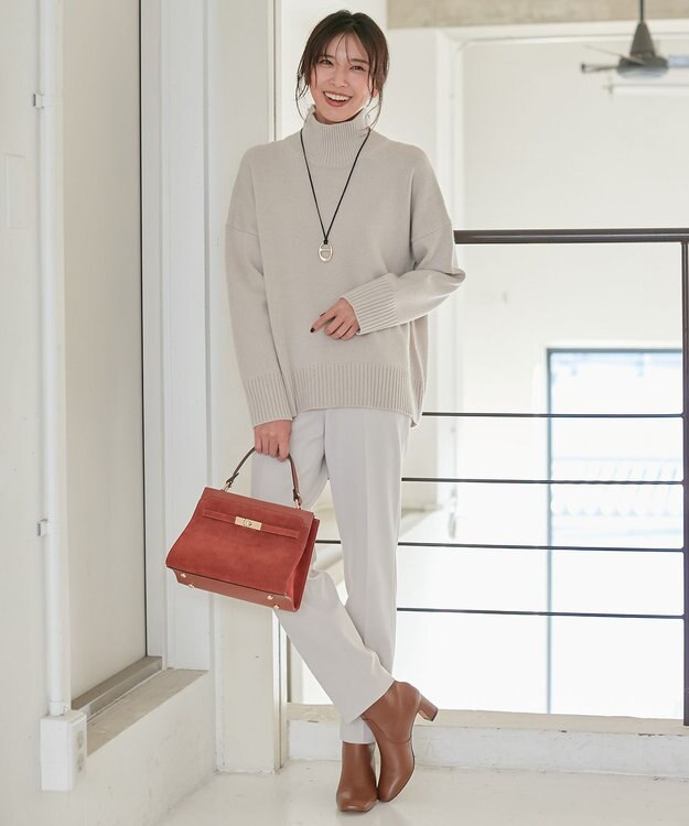 23区 【CLASSY.12月号掲載】RAFFINATA ショルダー バッグ ブラウン系