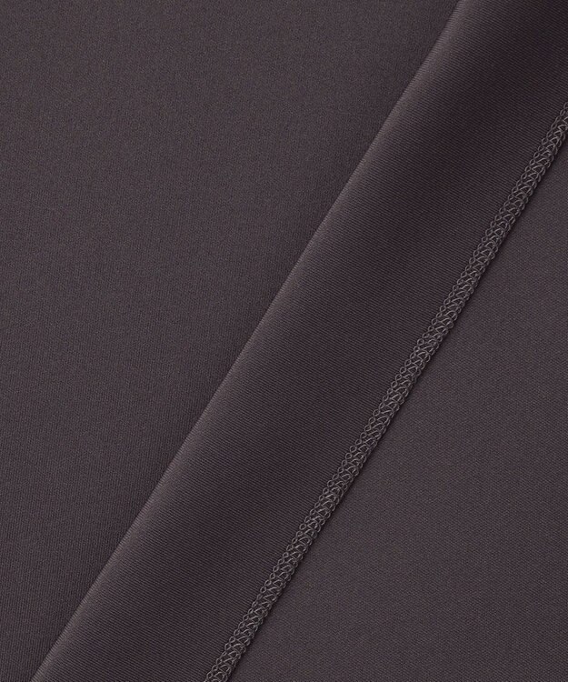 UNFILO L BEAUTY FORM JERSEY light サイドZIP プルオーバー チャコール