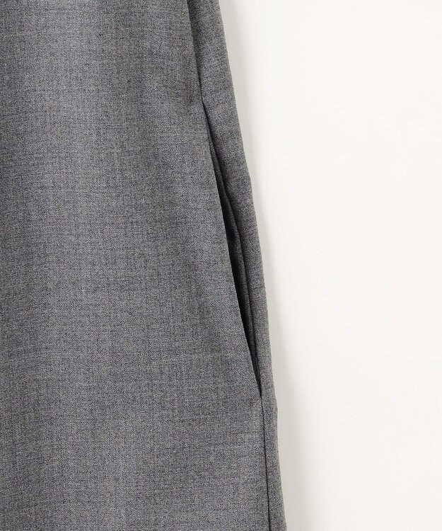 J.PRESS LADIES 【洗える】ANASTASIA milled ワンピース ライトグレー系