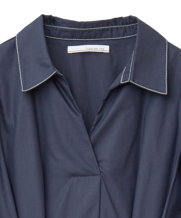 Green Parks ・ＥＬＥＮＣＡＲＥ　ＤＵＥ　スキッパーワンピース Navy