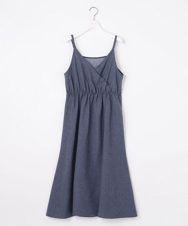 ANY SIS S 【美人百花6月号掲載】2WAYキャミソール ワンピース シャンブレーブルー