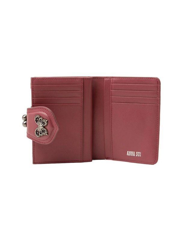 ANNA SUI ナーシャ 口金二つ折り財布 ピンク
