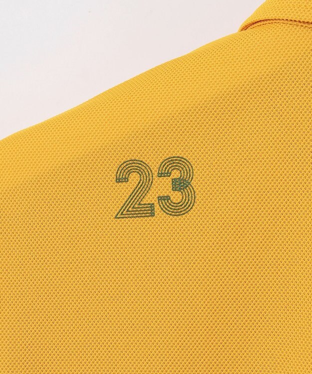 23区GOLF 【WOMEN】【吸水速乾/UVカット】エイトロックポロシャツ イエロー系