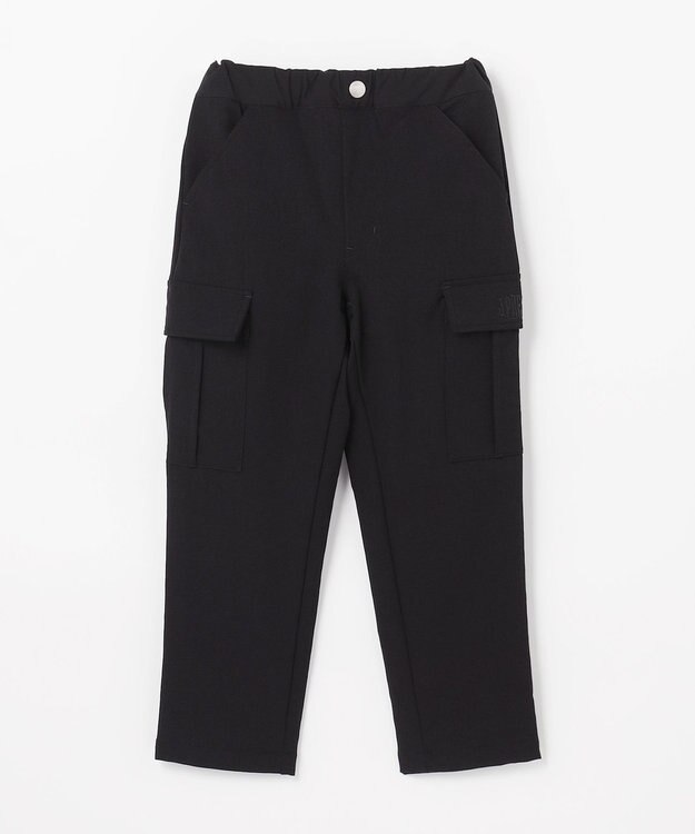 J.PRESS KIDS 【100-130cm】裏付き ストレッチ カーゴパンツ ブラック系