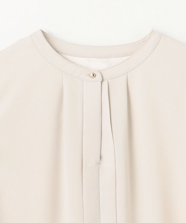 ANY 【洗濯機可/2WAY】プリーツスリーブブラウス ベージュ