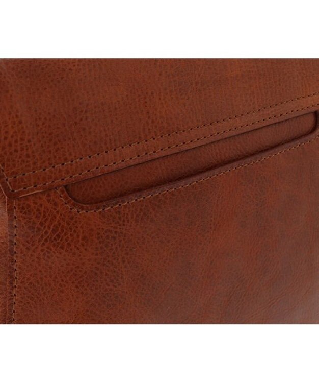 genten クオイオ ルウィド かぶせ付きショルダーバッグ チャ