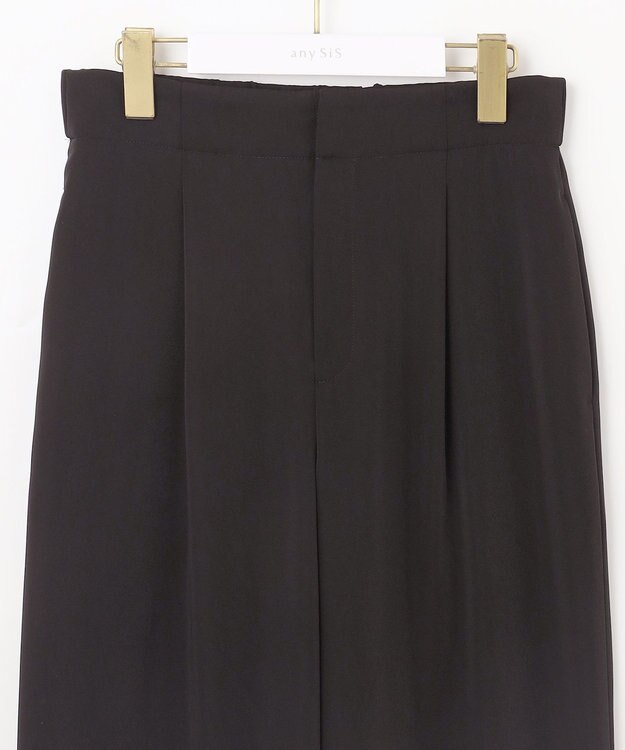 ANY SIS 【2SET】レーススリーブ ブラウス × パンツ セット ブラック