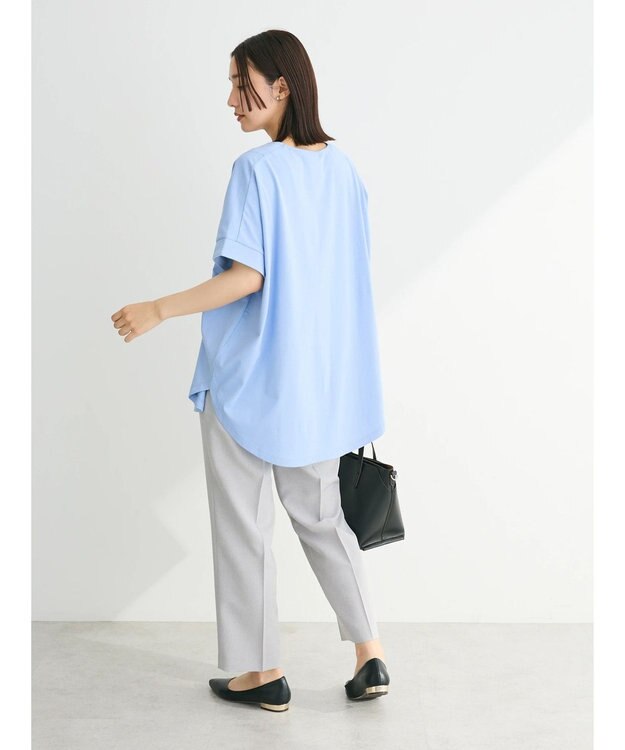 Green Parks 冷っとすずやか　フレンチスリーブスキッパー Sax