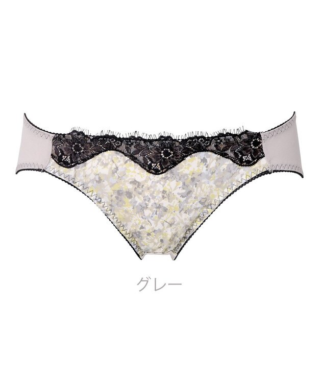 BRADELIS New York 【NuBra】フローラ ショーツ デザインヌーブラ グレー