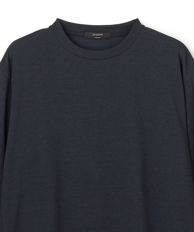 JOSEPH HOMME 【WEB限定】【新素材 / 新型】エンジニアドテック　リラックスフォルム クルーネック7分袖Ｔシャツ ネイビー系
