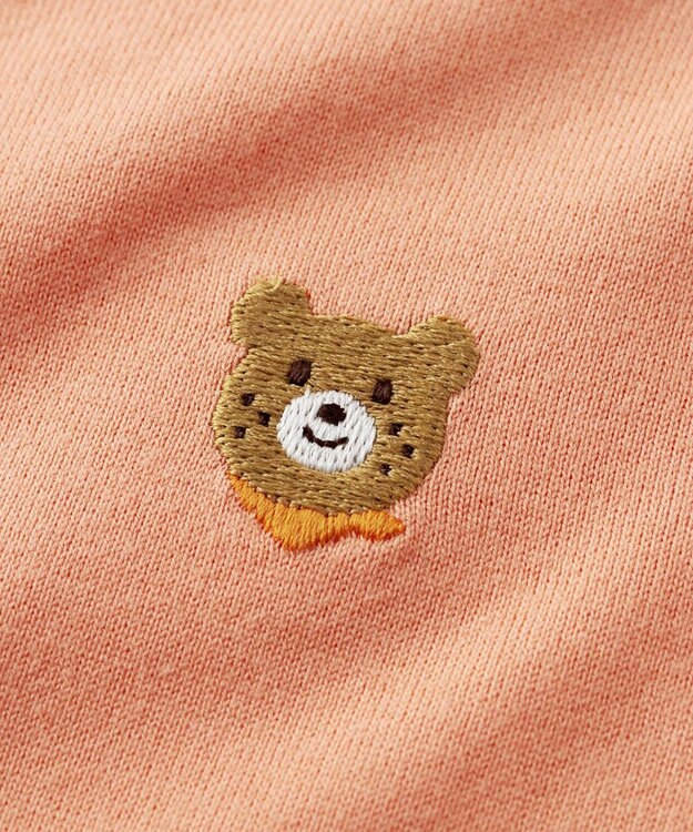 MIKI HOUSE HOT BISCUITS 【70-120cm】【Everyday Series】ワンポイント 半袖Tシャツ オレンジ