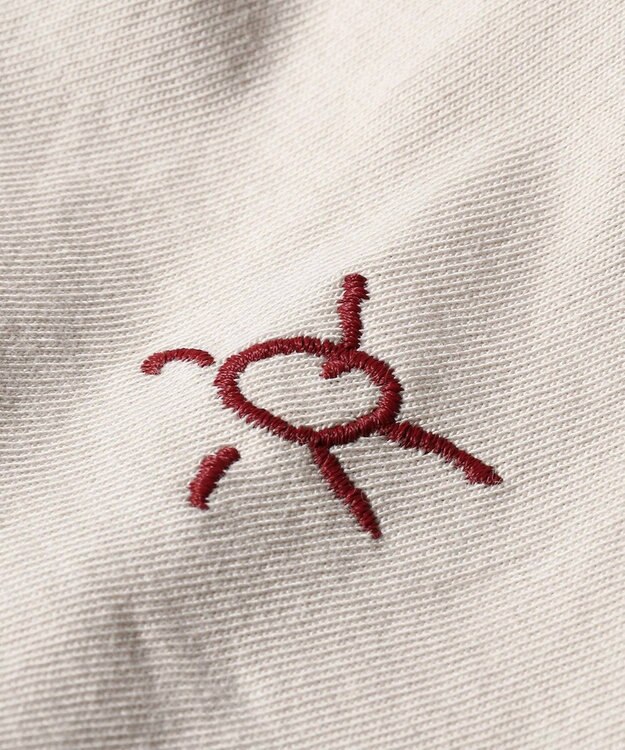 Paul Smith ハンドドローイング刺繍 半袖Tシャツ アイボリー