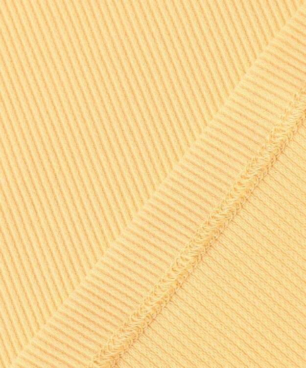 組曲 【洗える】フライスタートルネック カットソー ライトオレンジ系