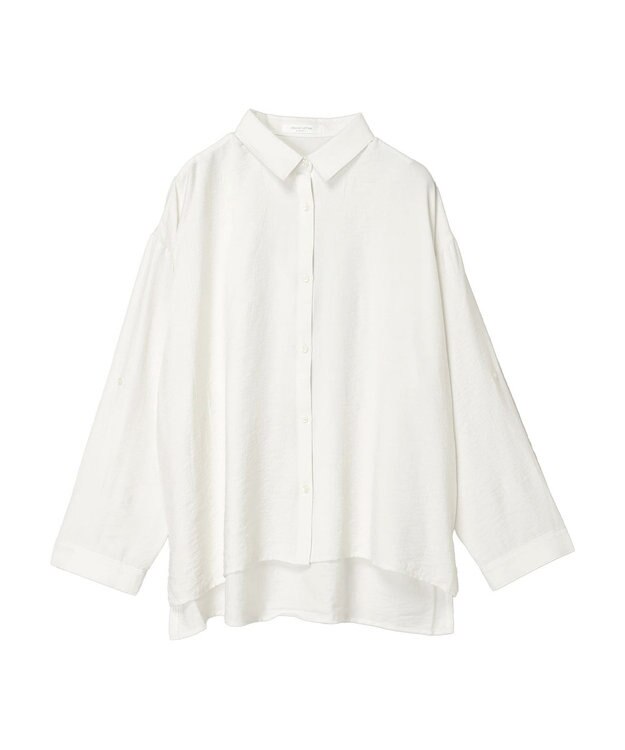 Green Parks ワッシャーシアーシャツ Off White