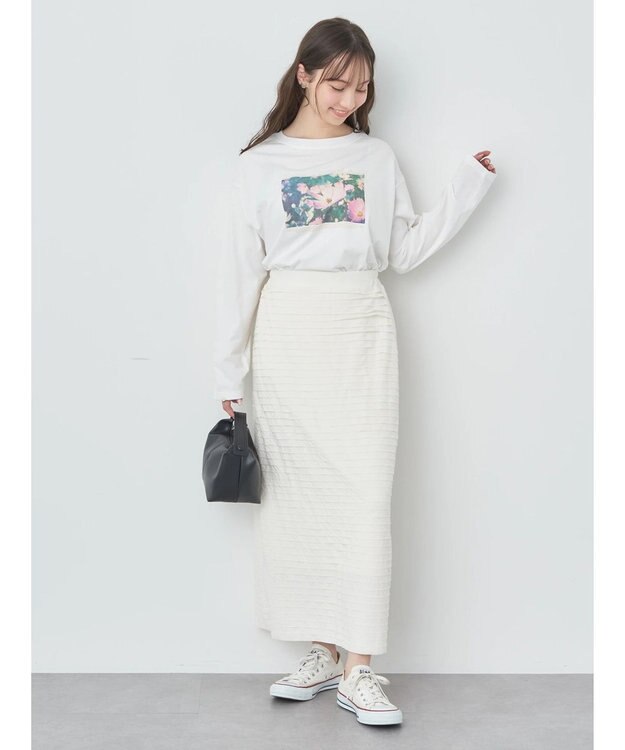 earth music&ecology Ｆｌｏｗｅｒ　グラフィックロンＴ A