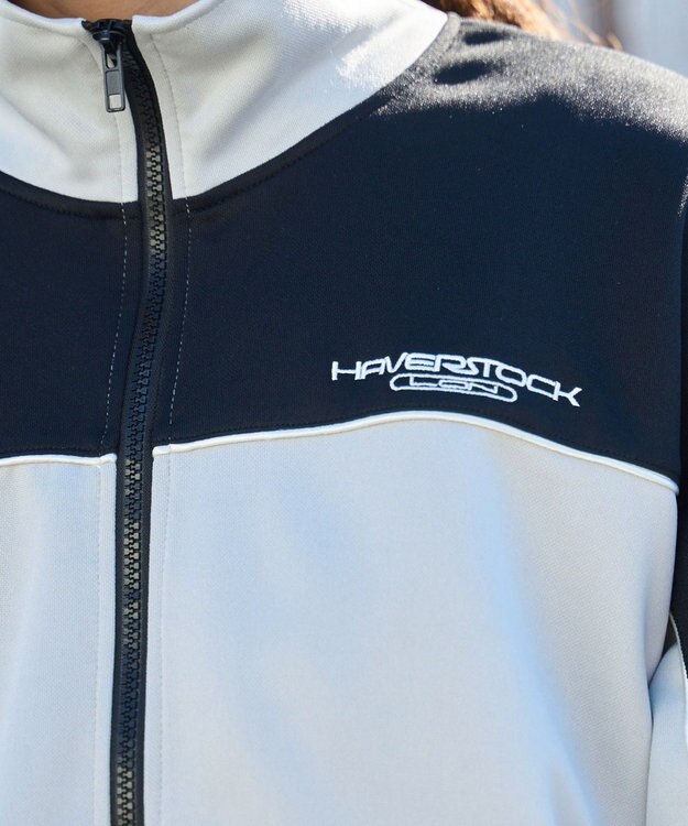 WEGO 【ユニセックス着用ITEM】バイカラートラックジャケット ブラック